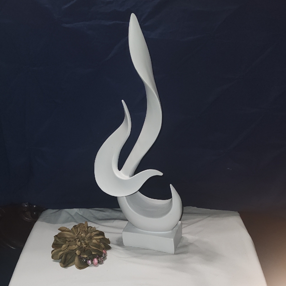 Bust Handmade Sculptures Creative Fire Flame Sculpture Polyresin Life Statue